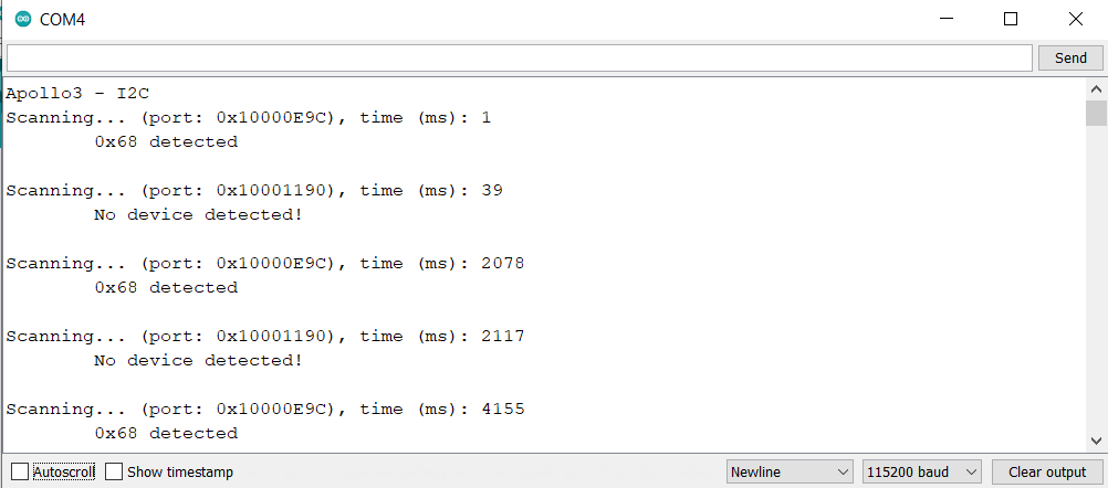 IMU I2C address